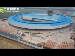 Мобильная роторная печь тоннеля для автоматического промышленного предприятия кирпича глины