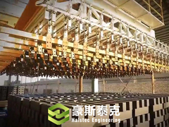 Рамочная экструдерная установка для накладывания глиняных кирпичей с мощностью 25000 кирпичей в час