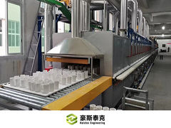 Более пристальный взгляд: машина для производства пустотелого глиняного кирпича Машина для формования полых блоков с роликовой печью